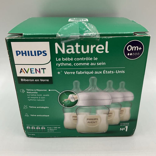 Philips Avent 4x4oz Glass Bottles