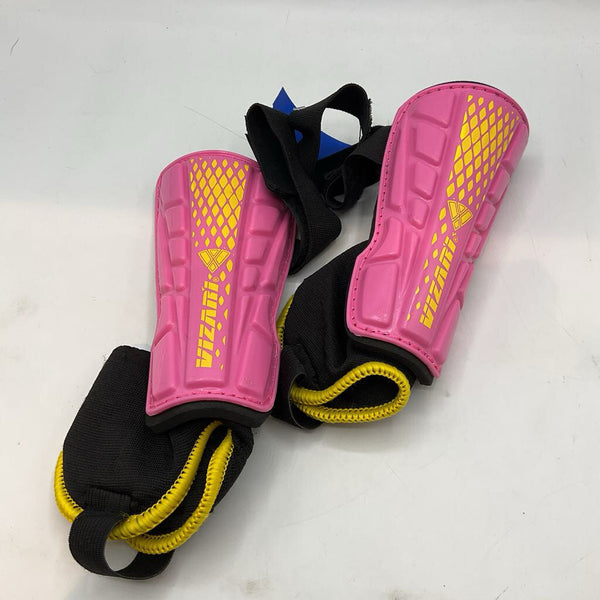 Size YS: Nike Pink/Yellow Shin Guards
