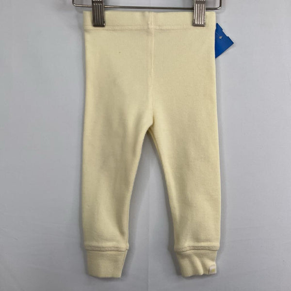 Size 9-12m: Zara Yellow Ribbed Cozy Pants