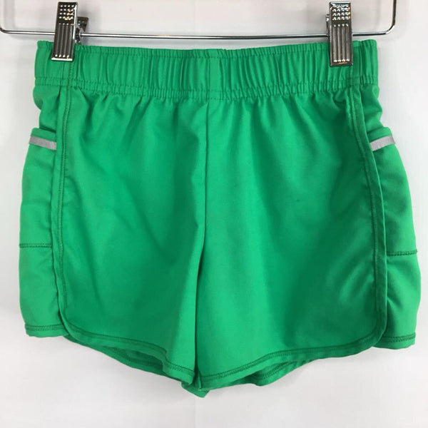 Size 8-9: Primary Green Athletic Shorts REDUCED