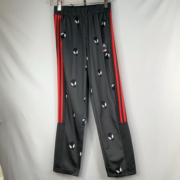 Size 10-12: Adidas Grey/Red/Black Spider-Man Track Pants NEW w/ Tags