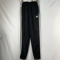 Size 10-12: Adidas Black/White Trim Track Pants