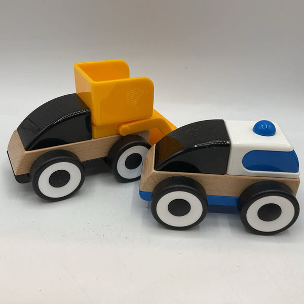 Ikea 2pc Wooden Vechicles