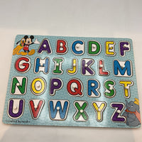 Melissa & Doug Disney ABC Peg Puzzle