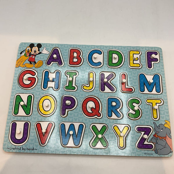 Melissa & Doug Disney ABC Peg Puzzle