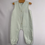 Size 12-18m: Ang un Bebe Spring Green Button-Up Romper