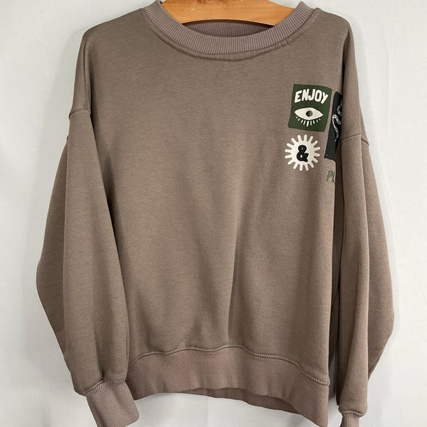 Size 6-7: Zara Grey/Green Enjoy & Play Sweatshirt
