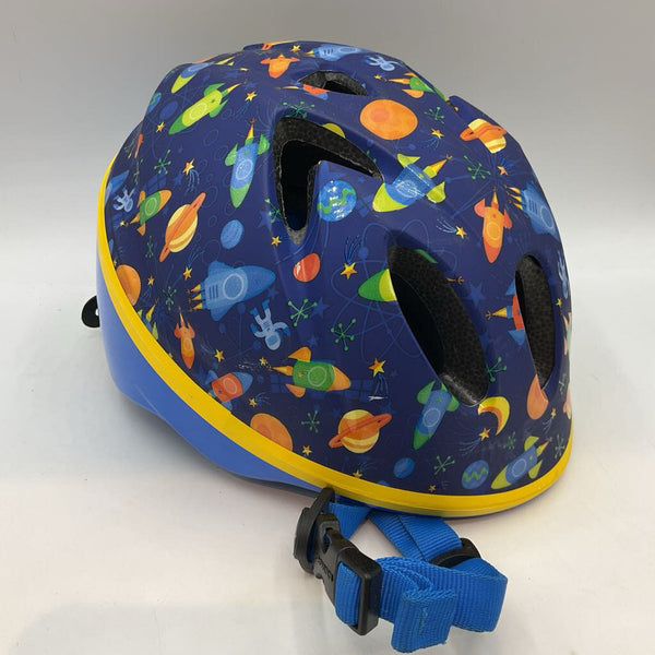 Schwinn Blue/Colorful Space Print Bike Helmet