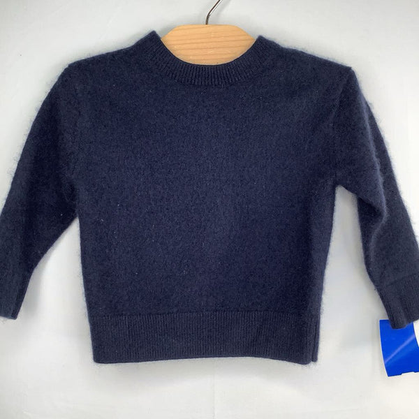 Size 2-3: Zara Navy Fuzzy Sweater