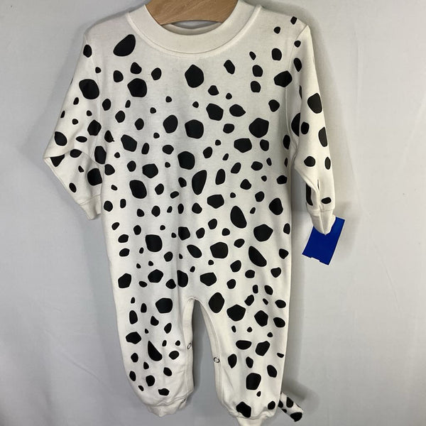Size 12-18m: White/Black Dalmatian Costume Romper