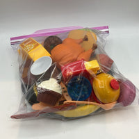 Bag Assorted Plastic Play Food/Utensils