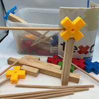 Tub of TEXO Building Blocks