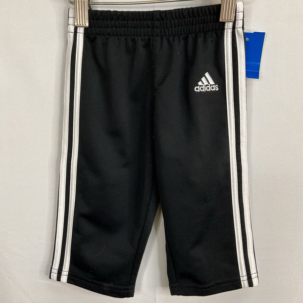 Size 9m: Adidas Black/White Side Stripe Track Pants