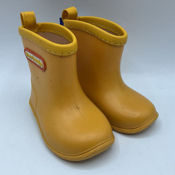 Size 5: Tree Grandpa Yellow Rain Boots