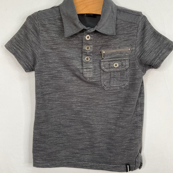 Size 5: Montage Grey Polo Shirt