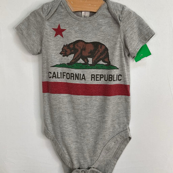 Size 12m: Grey California Onesie