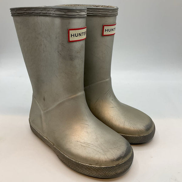 Size 9-10: Hunter Silver Rain Boots REDUCED