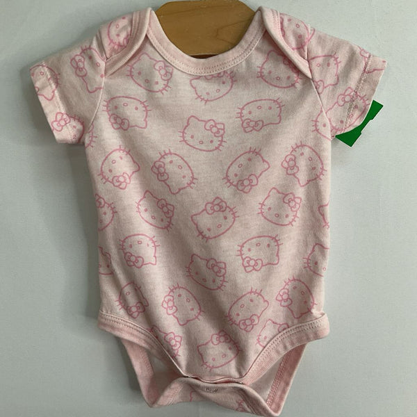 Size 0-3m: Hello Kitty Pink Hello Kitty Onesie