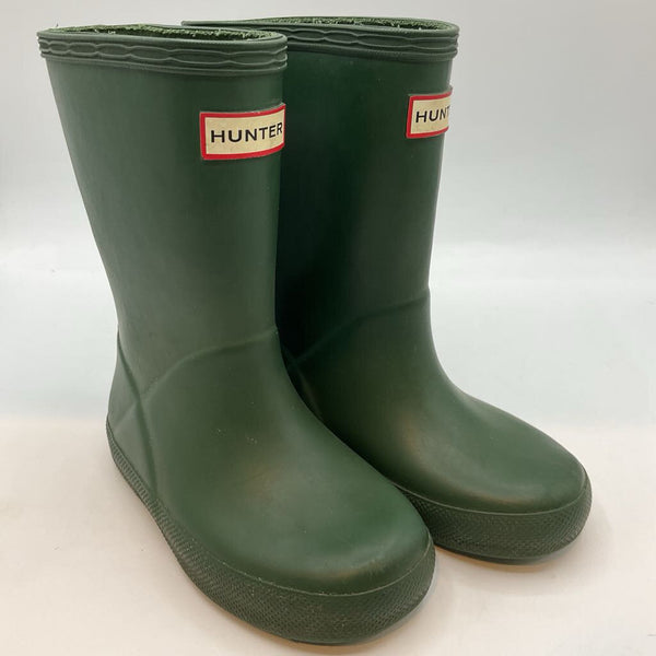 Size 8-9: Hunter Green Rain Boots