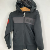 Size 4 (100): Hanna Andersson Black Darth Vader Zip-Up Hoodie REDUCED