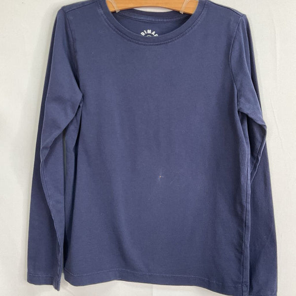 Size 4: Primary Navy Long Sleeve Shirt