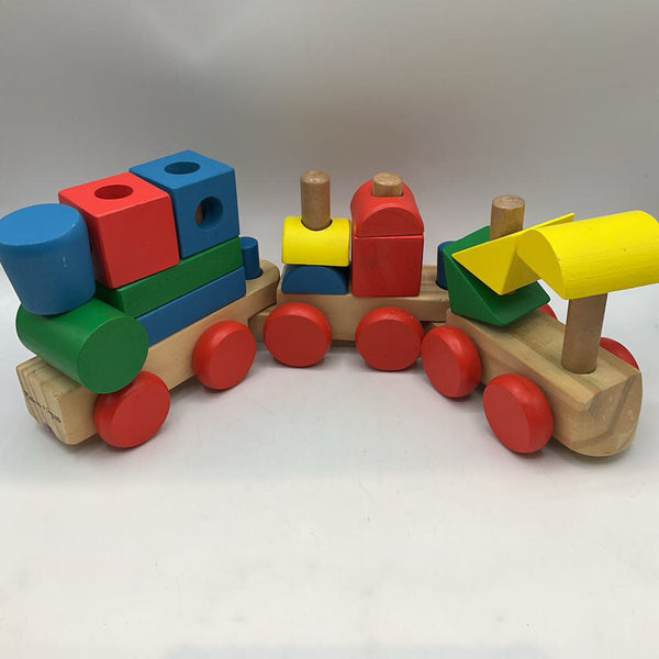 Melissa & Doug Wooden Stacking Train