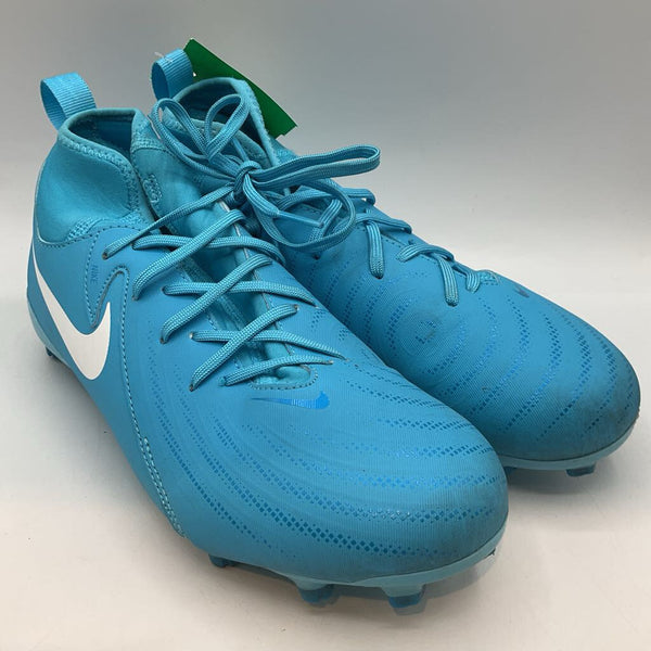 Size 5Y: Nike Bright Blue Lace-Up Soccer Cleats