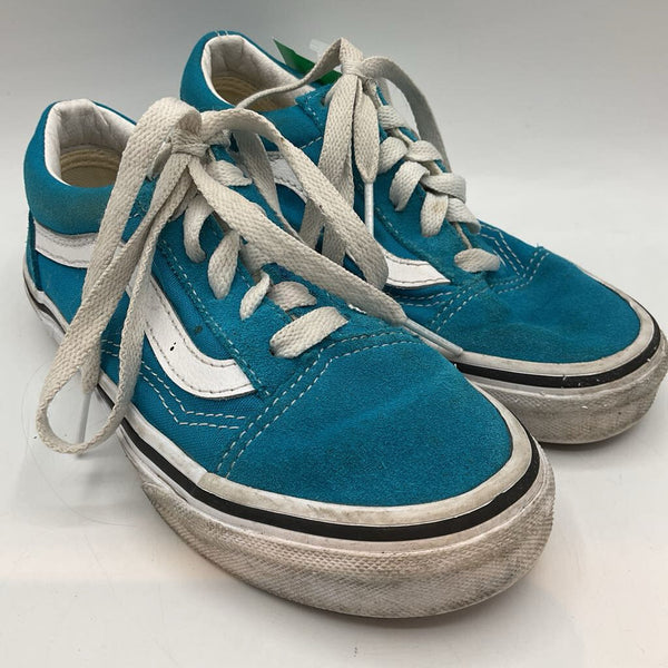 Size 13: Vans Blue/White Lace-Up Sneakers