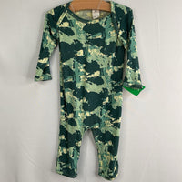 Size 3-6m: Kate Quinn Camo Bamboo Longlseeve Romper