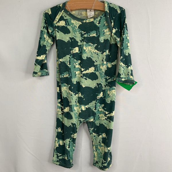Size 3-6m: Kate Quinn Camo Bamboo Longlseeve Romper
