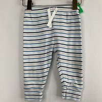 Size 6-12m: Gap Blue/White Striped Drawstring Pants