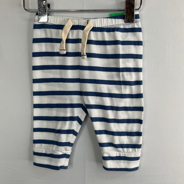 Size 3-6m: Gap Blue/White Striped Drawstring Pants