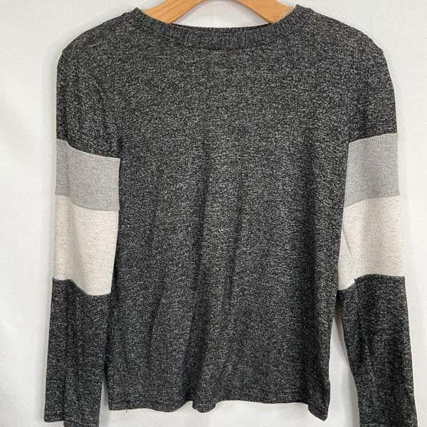 Size 8-10: Bixby Black/Grey Sweater