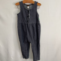 Size 12-18m: Tea Collection Navy Sleeveless Snap-Up Romper