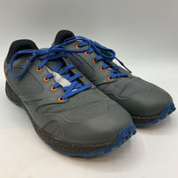 Size 4Y: Merrell Gray/Navy Lace-Up Shoes