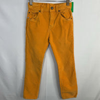 Size 6: Crewcuts Yellow Stretch Corduroy Adjustable Waist Pants
