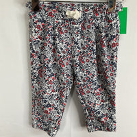 Size 3-6m: Gap Red/White/Blue Floral Cozy Pants