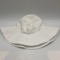 Size 12-24m: Carter's White Floral Embellished Sun Hat