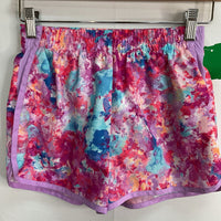 Size 10-12: Champion Purple/Blue/Orange Print Lined Athletic Shorts