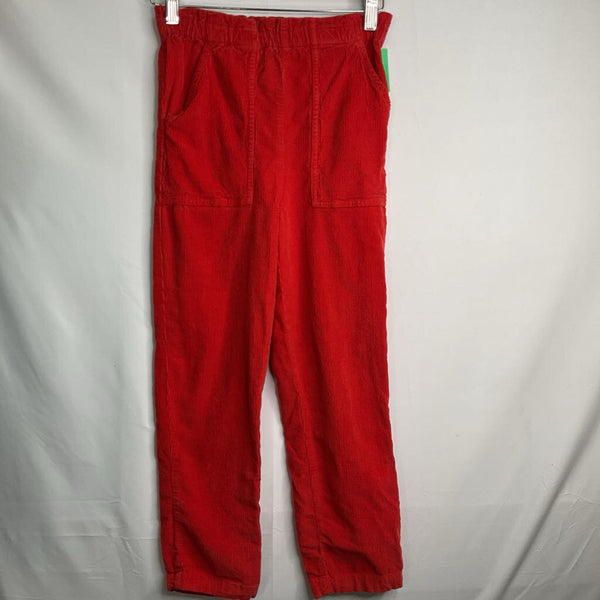Size 10 (140): Hanna Andersson Red Corduroy Soft Waist Pants