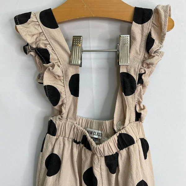 Size 18-24m: The New Class Beige/Black Spots Suspender Pants