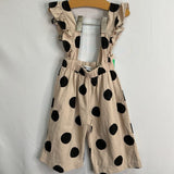 Size 18-24m: The New Class Beige/Black Spots Suspender Pants