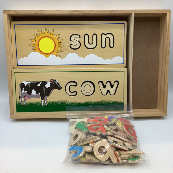 Melissa & Doug Wooden See & Spell