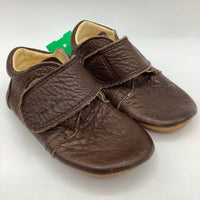 Size 4: Froddo Brown Leather Velcro Strap Booties