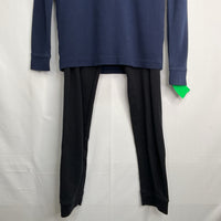 Size 10: Primary Navy/Black 2pc PJs NEW