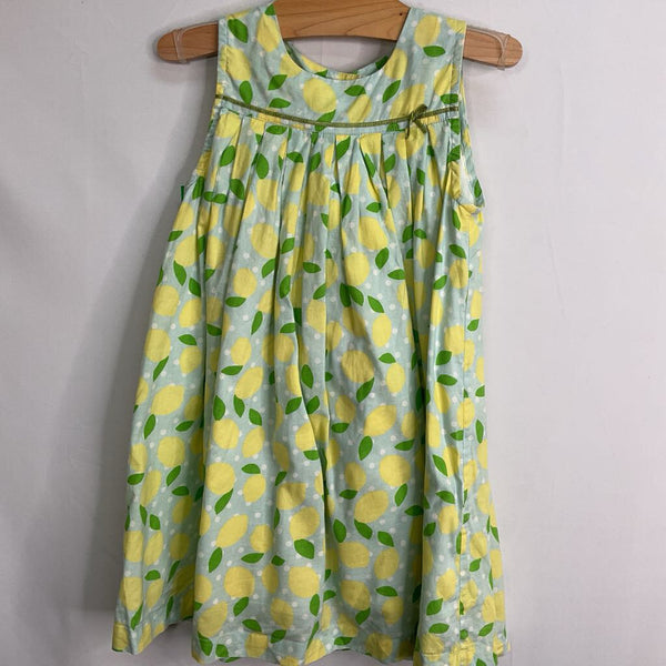 Size 3-4: Boden Blue/Yellow Lemons Sun Dress