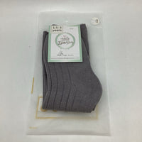 Size 18-36m: Little Love Bugs Grey Ribbed Knee-High Socks NEW