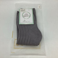 Size 18-36m: Little Love Bugs Grey Ribbed Knee-High Socks NEW
