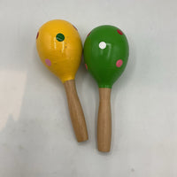 Wooden Hand Painted Maracas