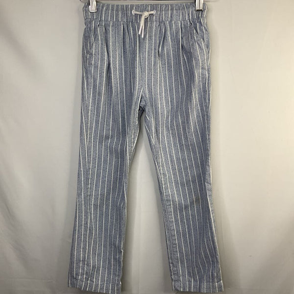 Size 7: Appaman Blue/White Striped Drawstring Pants